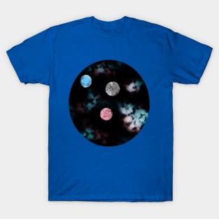 3 Planets In Space T-Shirt